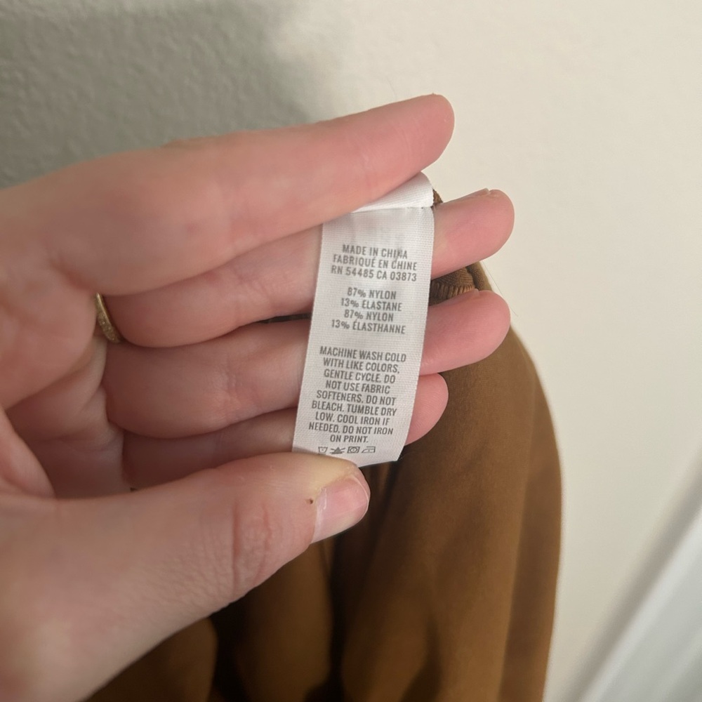 OFFLINE By Aerie Real Me High Waisted Ruched Flare Legging Brown Size S Small - Picture 9 of 9